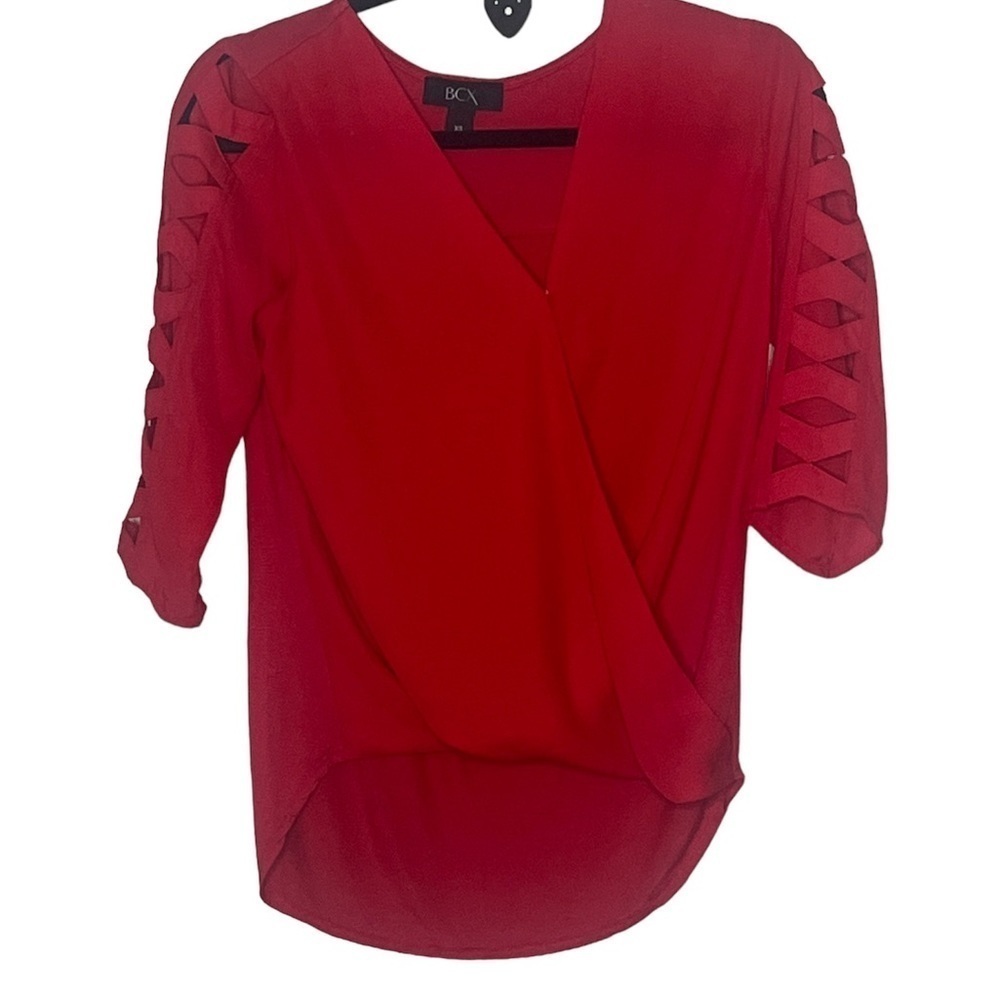 NWT BCX Red Top Sz XS